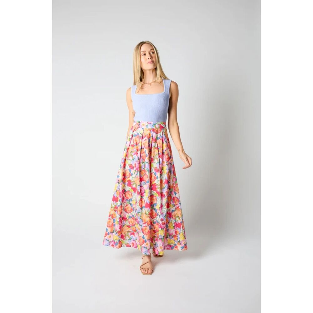 Vestique Up For Debate Floral Maxi Skirt - Women's Size Small